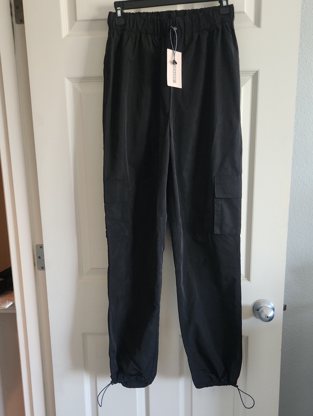 Nylon Drawstring Cargo Jogger